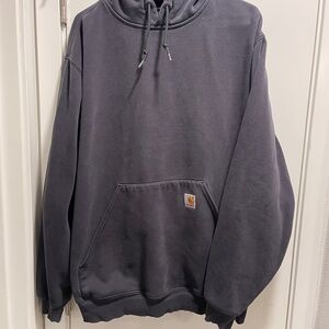 Carhartt Hooded Sweatshirt in Charcoal
